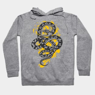 hand drawn snake Hoodie